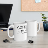 Coffee My True Amor - White Mug [COZY GIFT FOR A COFFEE LOVER]